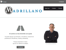 Tablet Screenshot of madrillano.com